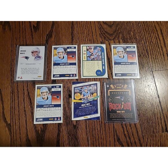 2024 Drake Maye Rookie Card Lot (7) Cards New England Patriots Football - Picture 10 of 10